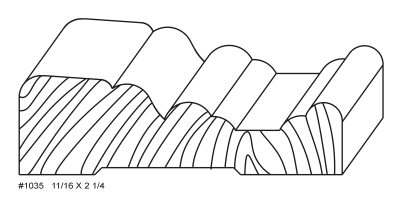 #1035 11/16 x 2 1/4
