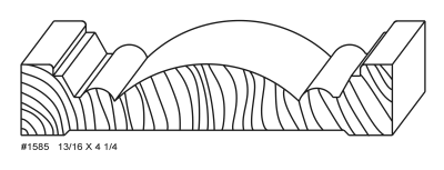 #1585 13/16 x 4 1/4