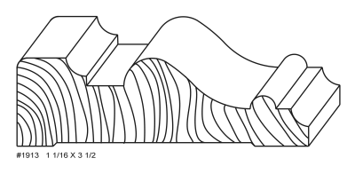 #1913 1 1/16 x 3 1/2