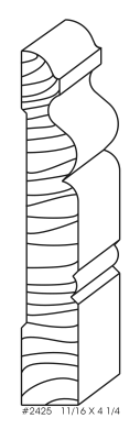 #2425  11/16 x 4 1/4