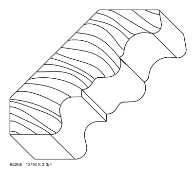 #3208 13/16 x 2 3/4