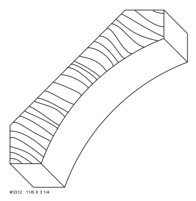 #3312 11/6 x 3 1/4