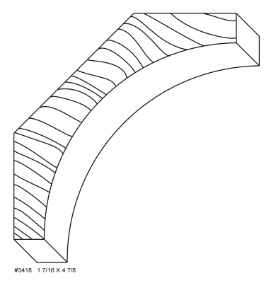 #3418 1 7/16 x 4 7/8