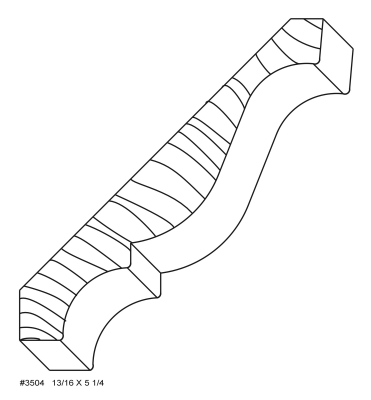 #3504 13/16 x 5 1/4