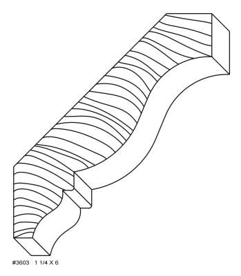 #3603 1 1/4 x 6