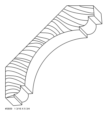 #3809 1 3/16 x 5 3/4