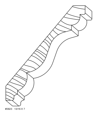 #3823 13/16 x 7