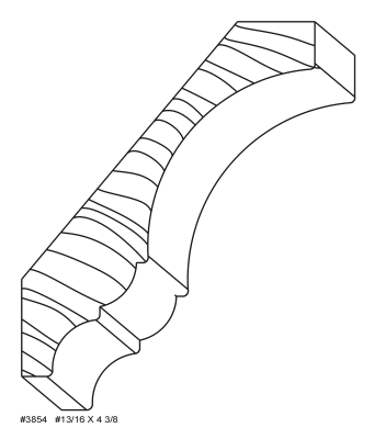 #3854 13/16 x 4 3/8