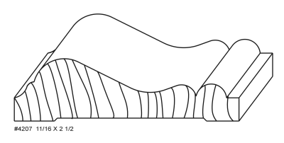#4207 11/16 x 2 1/2