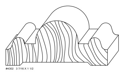 #4302 3 7/16 x 1 1/2