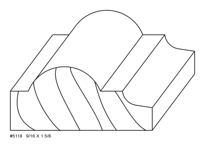 #5118 9/16 x 1 5/8