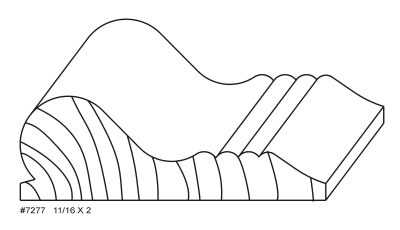 #7277 11/16 x 2