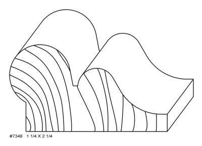 #7348 1 1/4 x 2 1/4