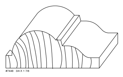 #7448 3/4 x 1 7/8