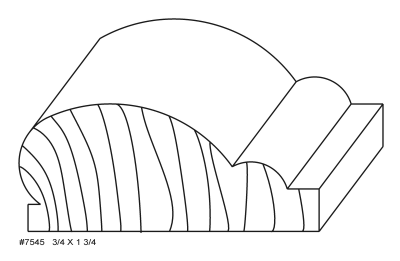 #7545 3/4 x 1 3/4