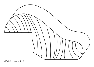 #8409 1 3/4 x 4 1/2