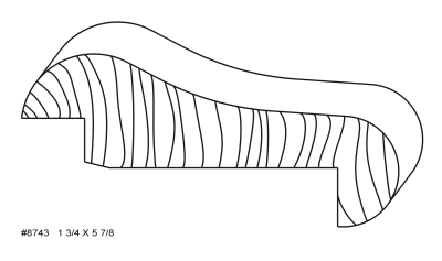 #8743 1 3/4 x 5 7/8